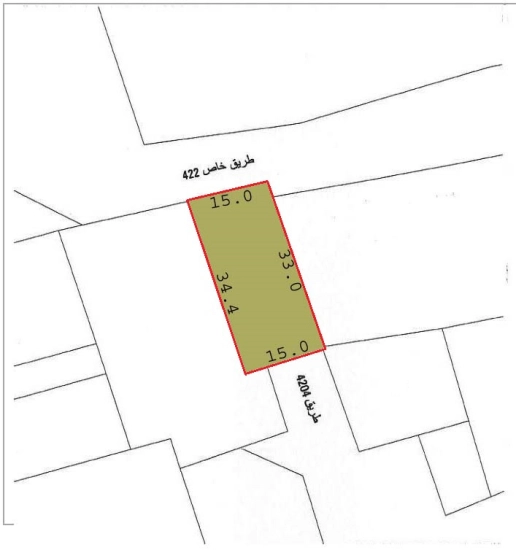 B-4 , Plot for Sale in Gurafia , old Juffair area 